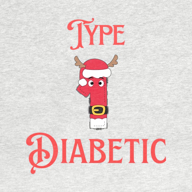 Diabetes Christmas Reindeer l Type 1 Diabetes by Diabeticsy